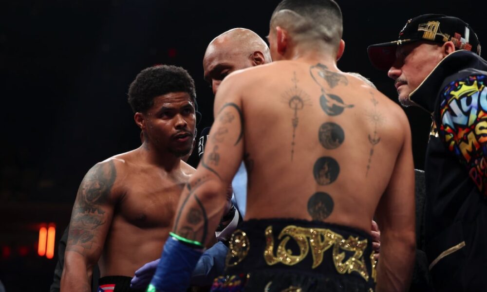 Image: Shakur Stevenson - Teofimo Lopez sets MSG record