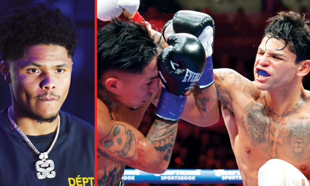 Shakur Stevenson sums up Ryan Garcia’s performance against Mario Barrios