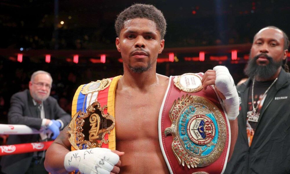 Shakur Stevenson targeted for 140lb unification fight after being stripped of lightweight title