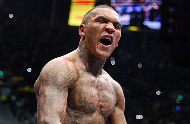 Benn will be ringside for Barrios-Garcia. Photo: Mark Robinson Matchroom Boxing