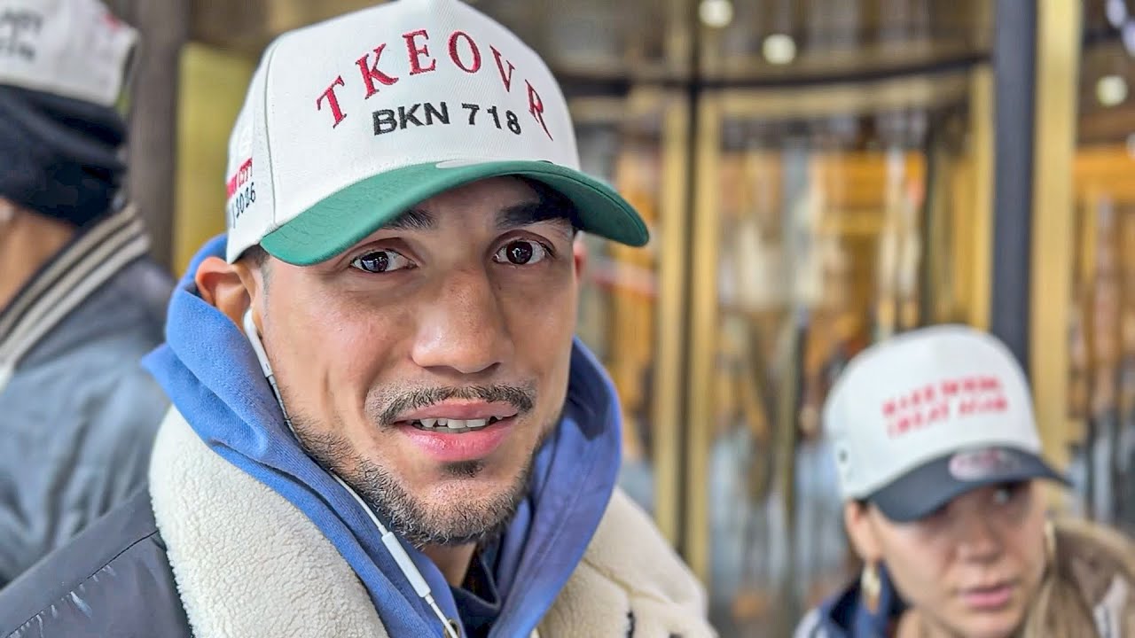 Teofimo Lopez after Weigh In 'He's a Lightweight!' - Walks the streets of New York City