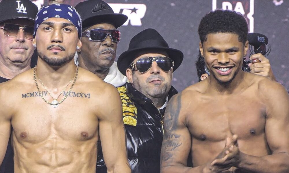 Teofimo Lopez vs. Shakur Stevenson • FULL WEIGH IN & HEATED FACE OFF | DAZN Boxing
