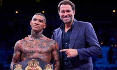 Hearn has promoted Benn since his professional debut. Photo: Mark Robinson Matchroom Boxing