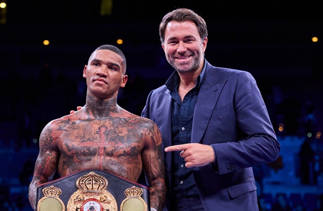 Hearn has promoted Benn since his professional debut. Photo: Mark Robinson Matchroom Boxing