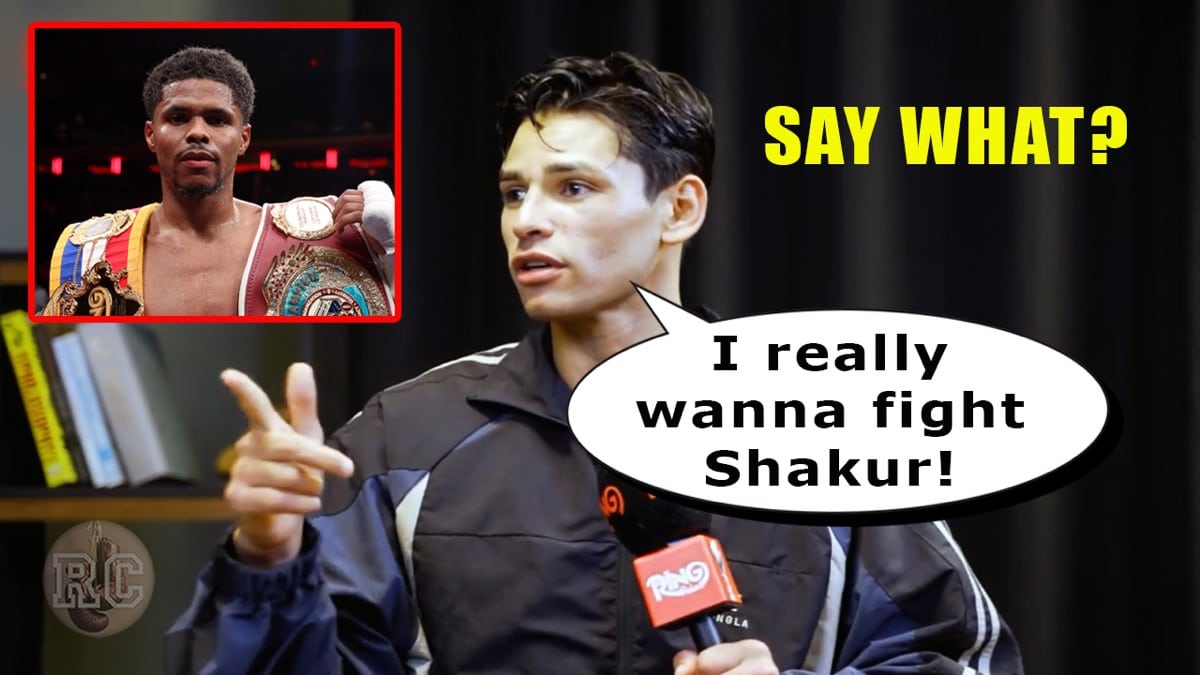 Image: VIDEO: Shakur Stevenson vs Ryan Garcia Talk is Premature