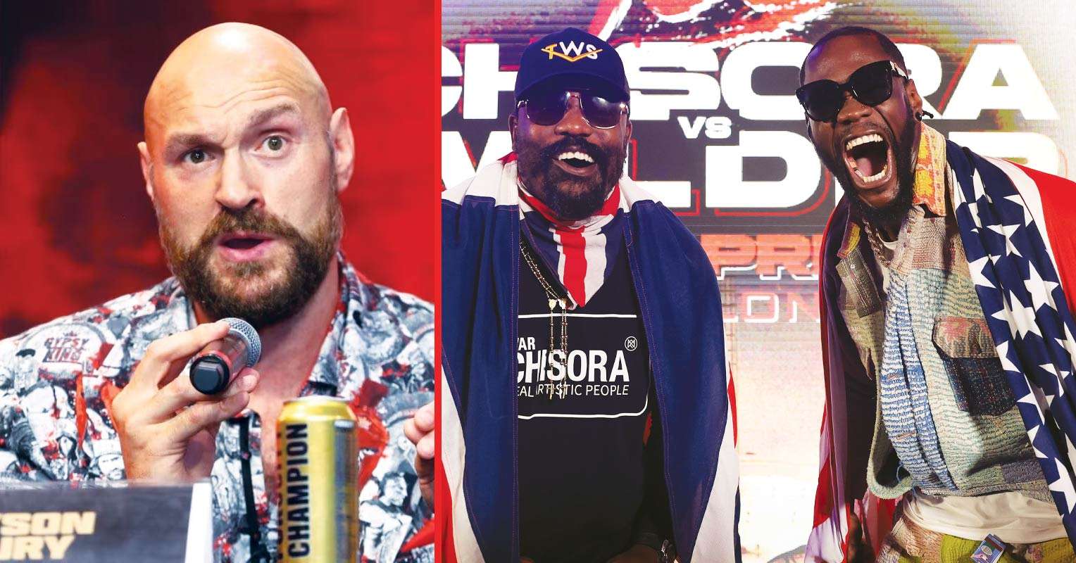 Tyson Fury is backing one man to get the stoppage in Chisora vs Wilder: “I’m going with him”