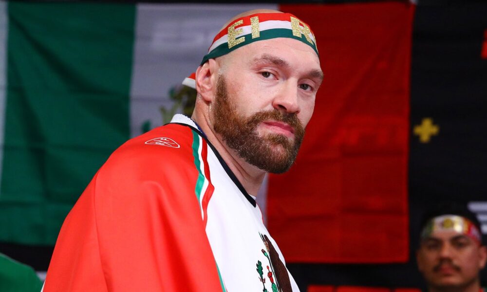 Image of Tyson Fury as El Rey Gigantos from his Las Vegas fights