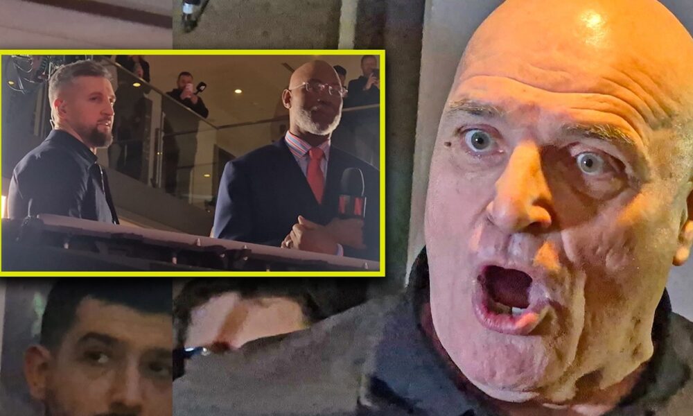 UNSEEN! JOHN FURY CONFRONTS CARL FROCH & Lennox Lewis - 'YOU B***H RUN P***Y!!'