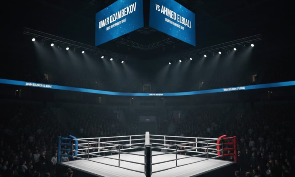 Umar Dzambekov vs Ahmed Elbiali light heavyweight boxing ring preview