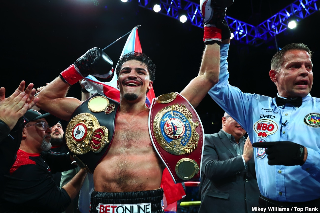 Image: Xander Zayas unifies at 154; Baraou accepts the result