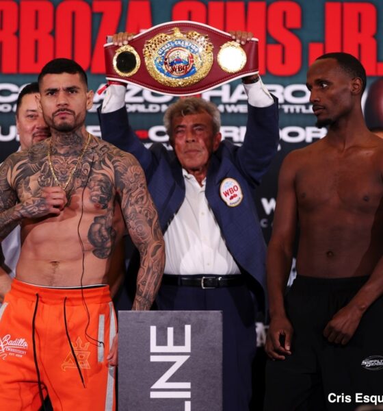 Image: Arnold Barboza Jr vs Kenneth Sims Jr Live Results from Anaheim