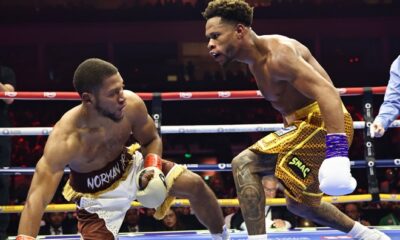 Haney eliminated Norman Jr in the second round. Photo: Queensberry/Leigh Dawney