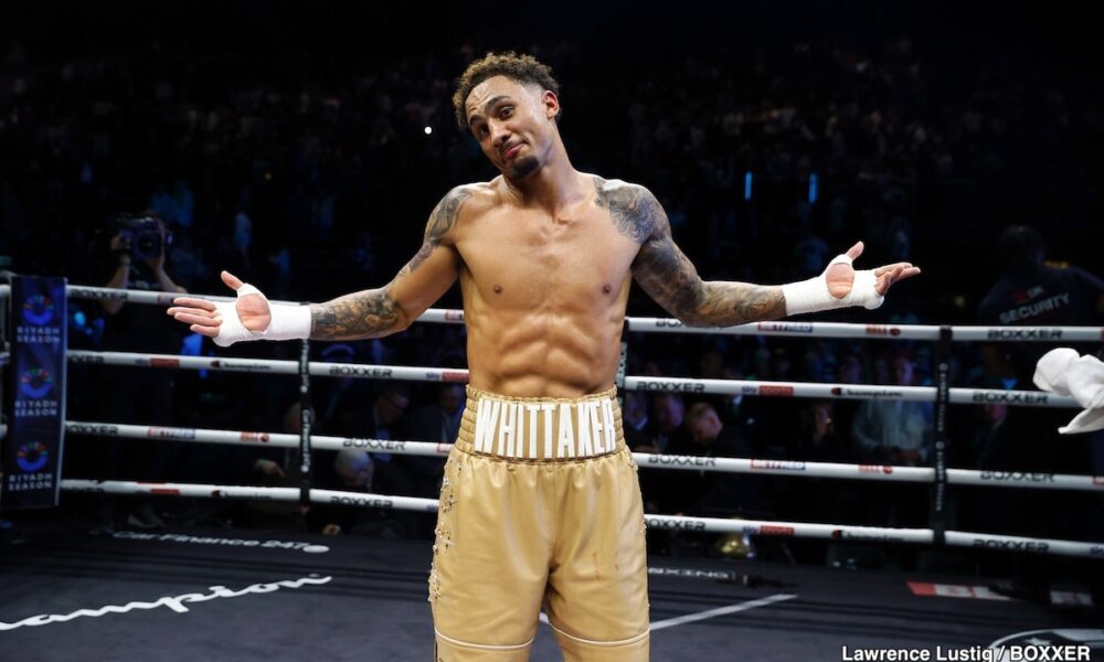 Image: Ben Whittaker’s career pace under scrutiny as US debut announced