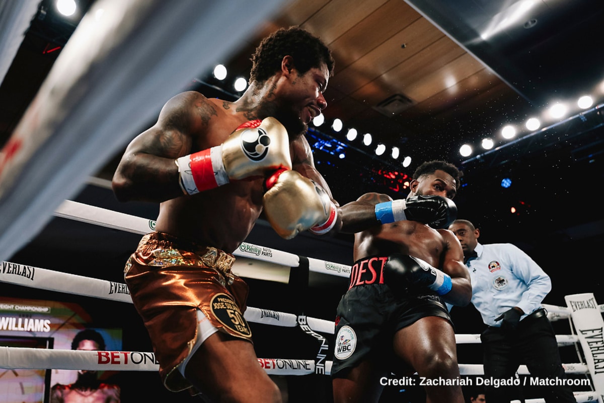 Image: Adames Drops Williams Early, Cruises To Wide Title Win