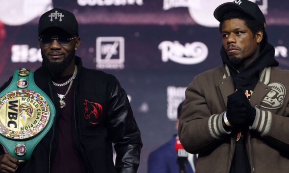 Adames withdrew from his scheduled January fight with Williams due to illness. Photo: Cris Esqueda Matchroom Boxing