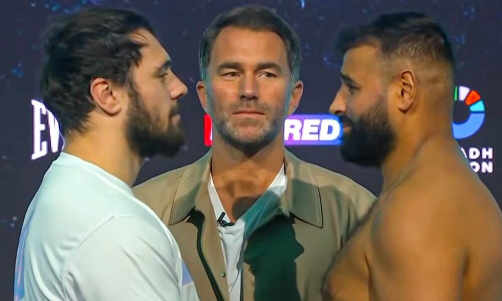 Dave Allen vs. Karim Berredjem • FULL WEIGH IN & FINAL FACE OFF | DAZN Boxing