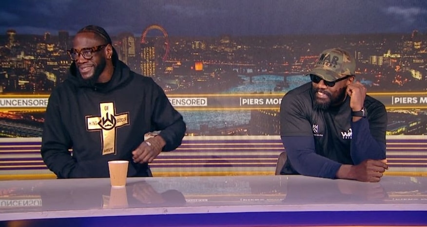 Image: Derek Chisora Clashes With Piers Morgan, Deontay Wilder Shuts Down Fury Talk