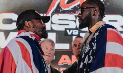 Chisora ​​and Wilder face-to-face ahead of heavyweight clash Photo: David Cavan/Wasserman Boxing