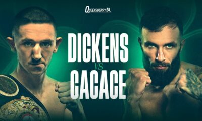 James “Jazza” Dickens vs Anthony Cacace ahead of their WBA super featherweight title fight in Dublin