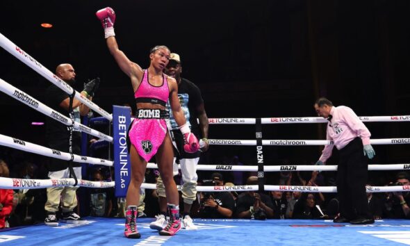 Image: Caroline Dubois Accuses Alycia Baumgardner Of Skipping 130-Pound Fights