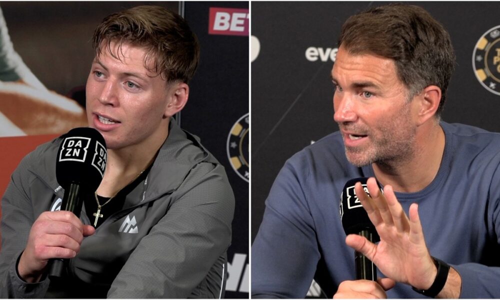 Eddie Hearn & Giorgio Visioli Send Curmel Moton Money Message After Victory