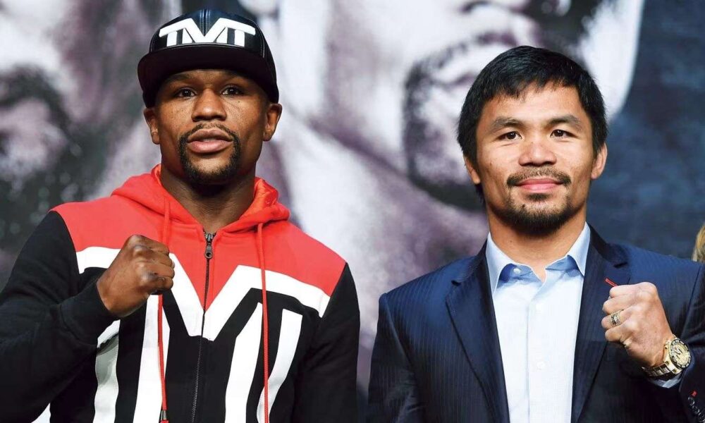 The fighter Mayweather calls his successor set to fight on Pacquiao rematch undercard