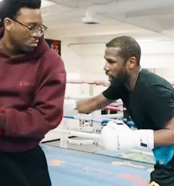 Floyd Mayweather BEGINS TRAINING for Pacquiao Rematch with Roger Mayweather’s Son Lehkei