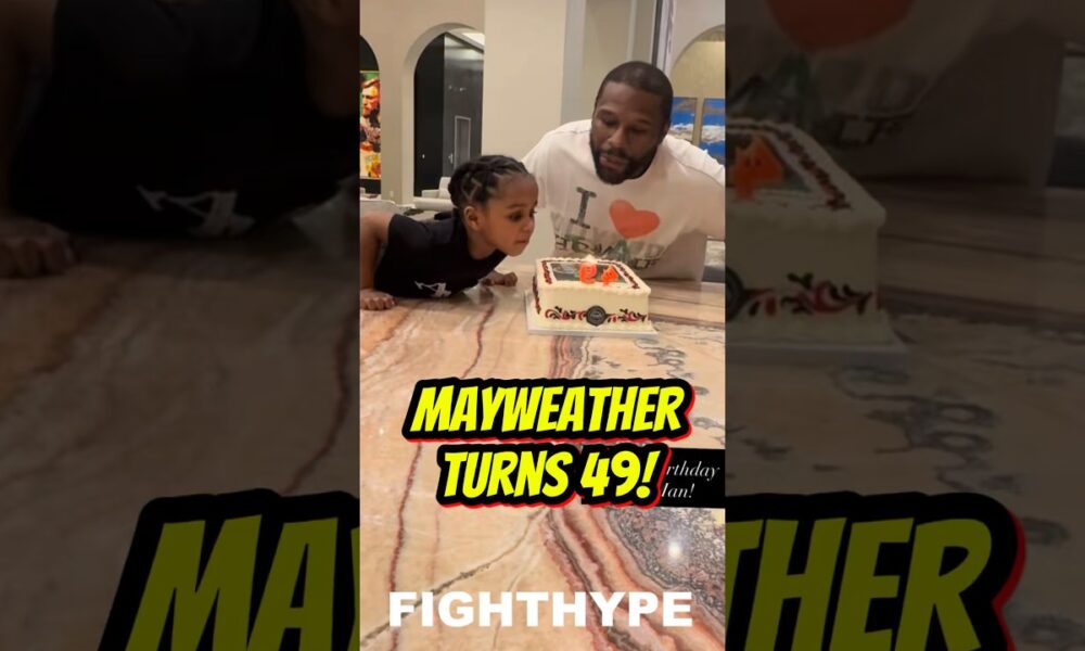 Floyd Mayweather CELEBRATES 49th Birthday with Grandson