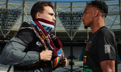 On Wednesday, Liddard and Denny came face to face. Photo: Mark Robinson Matchroom Boxing