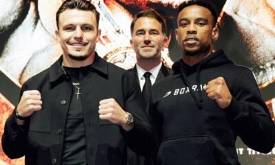 On Saturday, George Liddard will face Tyler Denny at the Copper Box Arena live on DAZN. Photo: Mark Robinson/Matchroom Boxing