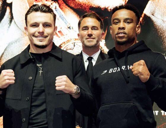 On Saturday, George Liddard will face Tyler Denny at the Copper Box Arena live on DAZN. Photo: Mark Robinson/Matchroom Boxing