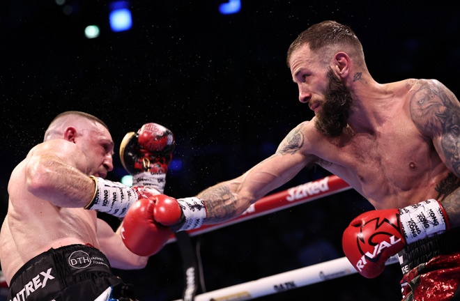 Cacace overtook Dickens in Dublin. Photo: Queensberry/Leigh Dawney