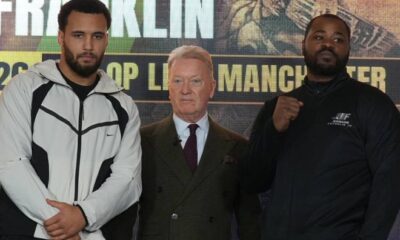 This Saturday, Moses Itauma will face Jermaine Franklin. Source: Queensberry