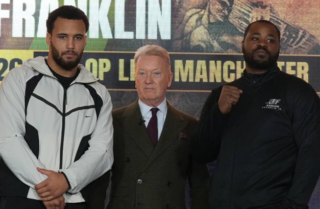 This Saturday, Moses Itauma will face Jermaine Franklin. Source: Queensberry