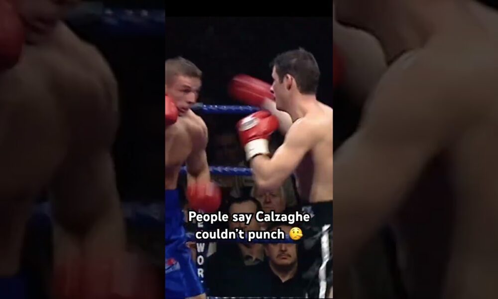 Joe Calzaghe Had Seriously Underrated Power