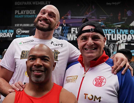 Steward has been Fury's trainer for six years. Photo: Queensberry Promotions