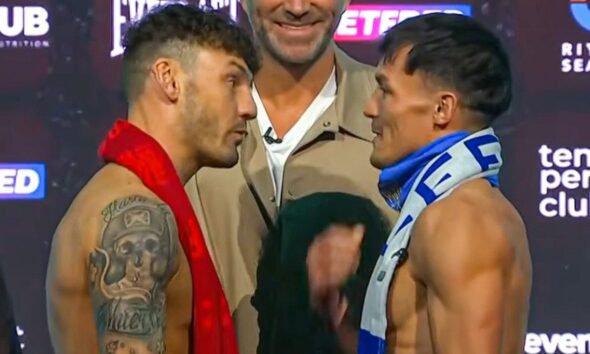 Leigh Wood vs. Josh Warrington 2 • FULL WEIGH IN & FINAL FACE OFF | DAZN Boxing