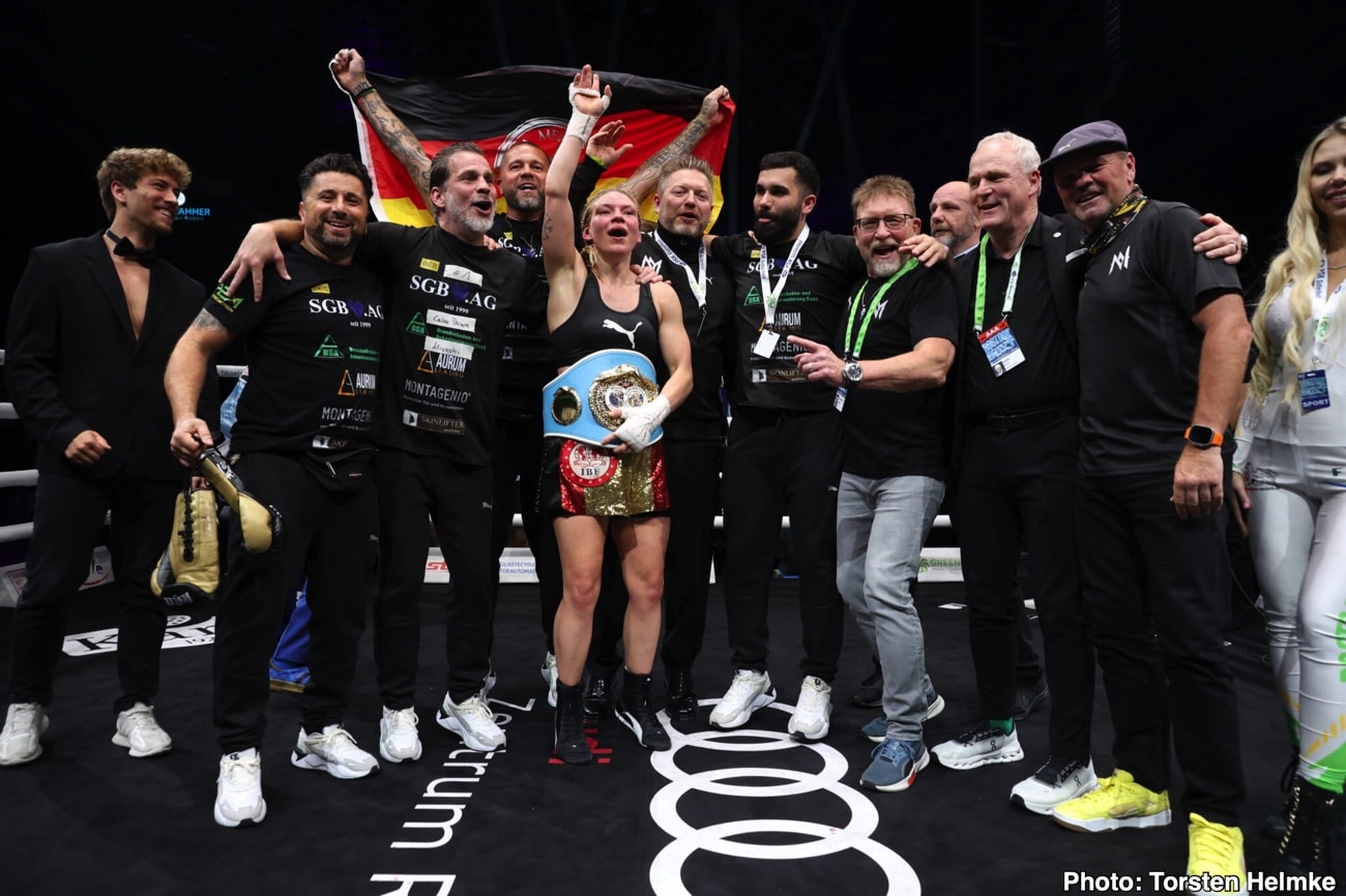 Image: Nina Meinke Outpoints Dyana Vargas to Retain IBF Title in Hamburg