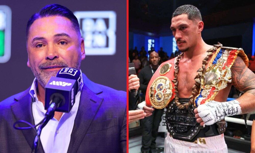 Oscar De La Hoya criticises Dana White and Zuffa over Jai Opetaia IBF drama