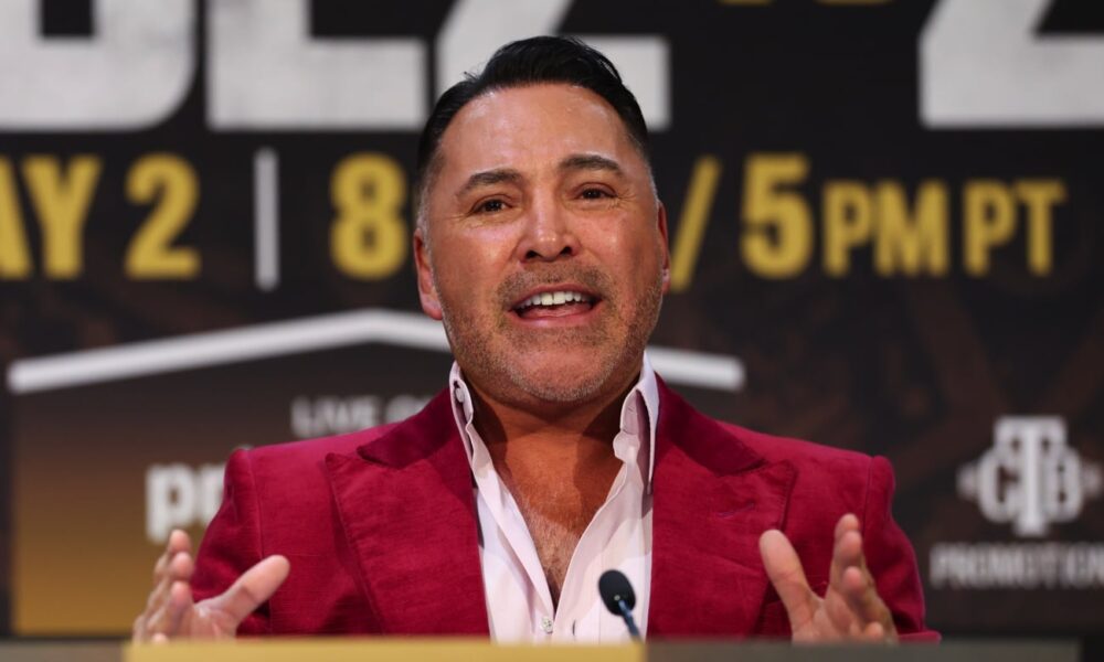 Image: Oscar De La Hoya warns Zuffa Boxing could change fighter pay under Ali Act push