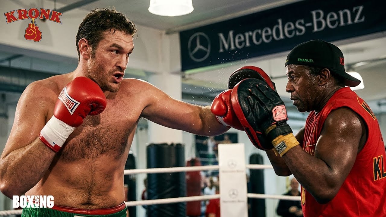 RARE: A Young Tyson Fury Trains With The Great Emanuel Steward At The Kronk Gym