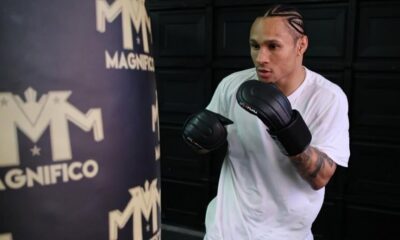 Regis Prograis pictured as he begins training for the Conor Benn fight