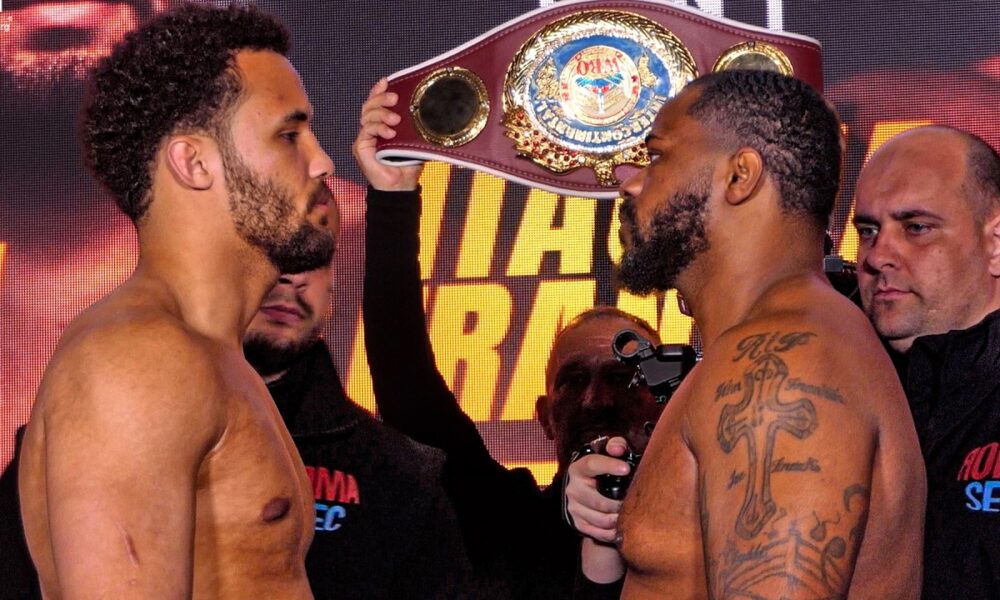 TENSE! Moses Itauma vs.Jermaine Franklin • WEIGH IN & FACEOFF | Frank Warren & DAZN Boxing