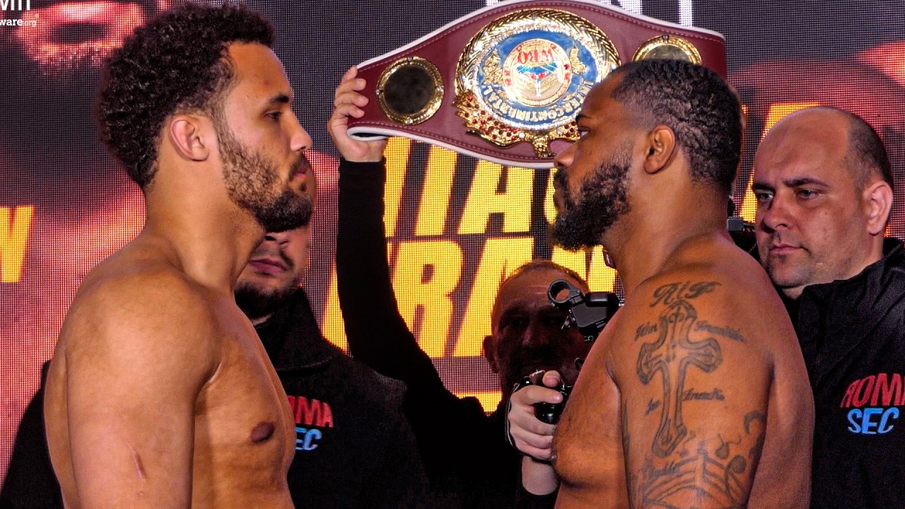 TENSE! Moses Itauma vs.Jermaine Franklin • WEIGH IN & FACEOFF | Frank Warren & DAZN Boxing