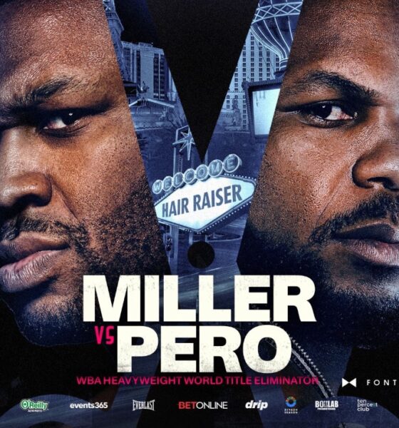 Image: Jarrell Miller returns to headline April 25 Las Vegas show vs Lenier Pero