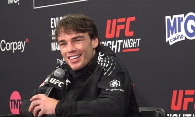 UFC'S NEXT UK STAR, Luke Riley reacts to hard fought co-main event win! | UFC London