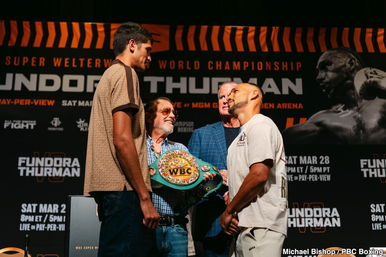Image: Will Keith Thurman Score The Upset Over Sebastian Fundora?