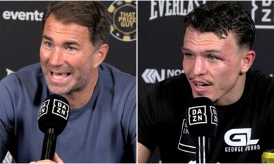 "YOU'RE A BELL***!" Eddie Hearn & George Liddard After Tyler Denny Win