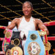 Baumgardner retained her IBF, WBA and WBO titles Photo: Most Valuable Promotions/Michelle Farsi