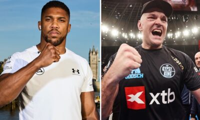 Joshua and Fury have signed a contract to fight. Photo: Mark Robinson